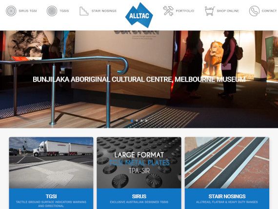 Alltac product showcase site